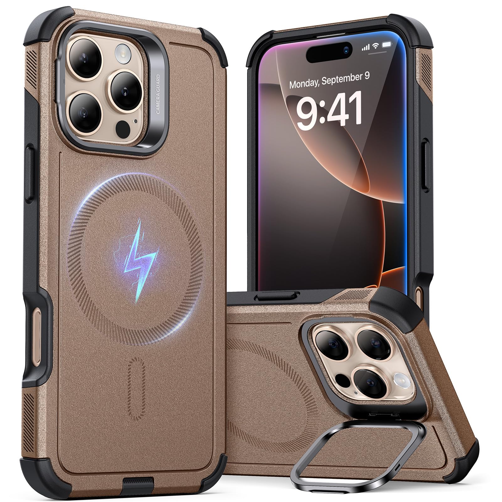 Foto 2 pulgar | Funda De Teléfono Esr Cyber Series Con Soporte Para Iphone 16 Pro Max - Venta Internacional.