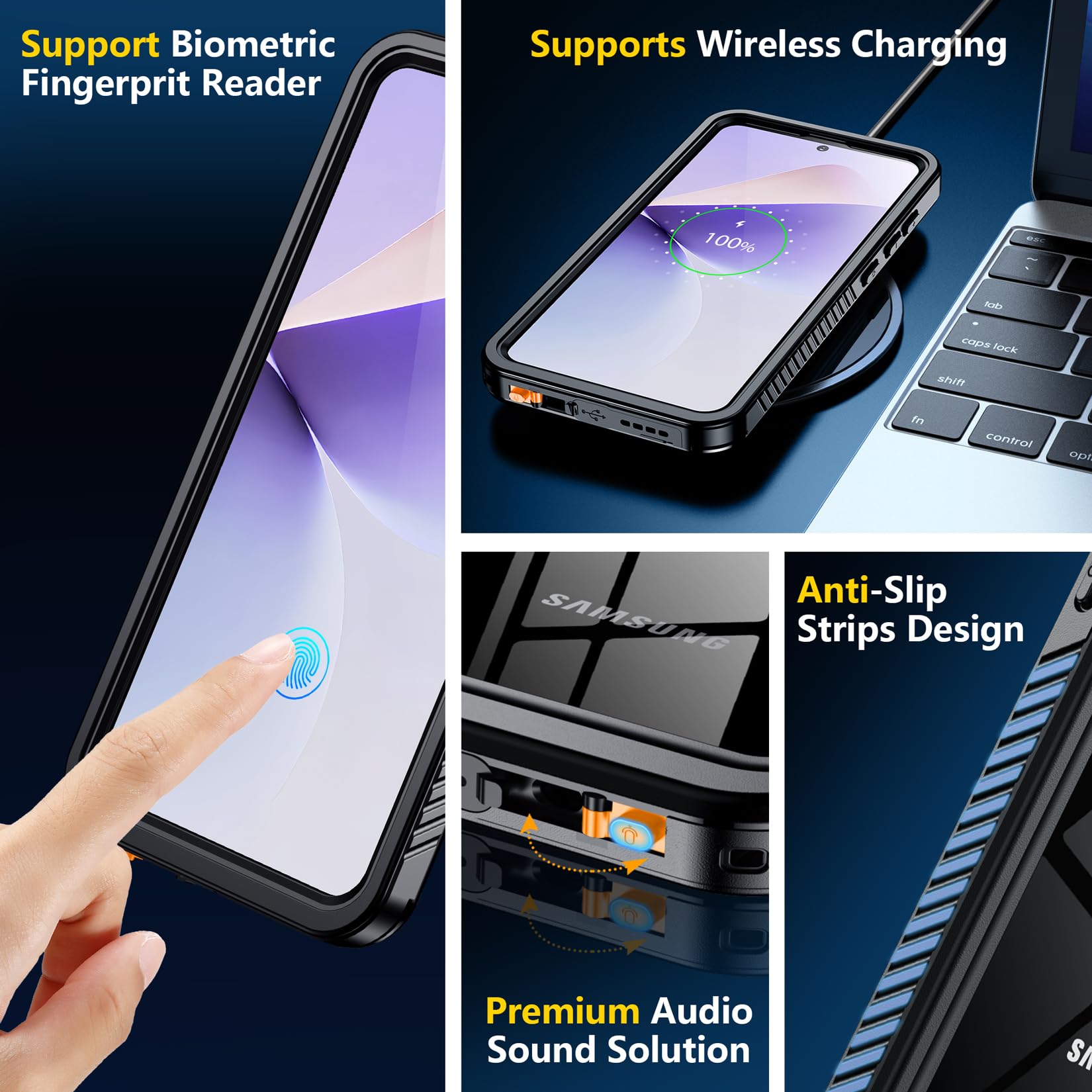 Foto 6 | Funda De Teléfono Spidercase Impermeable Para Samsung Galaxy S25 Plus - Venta Internacional.