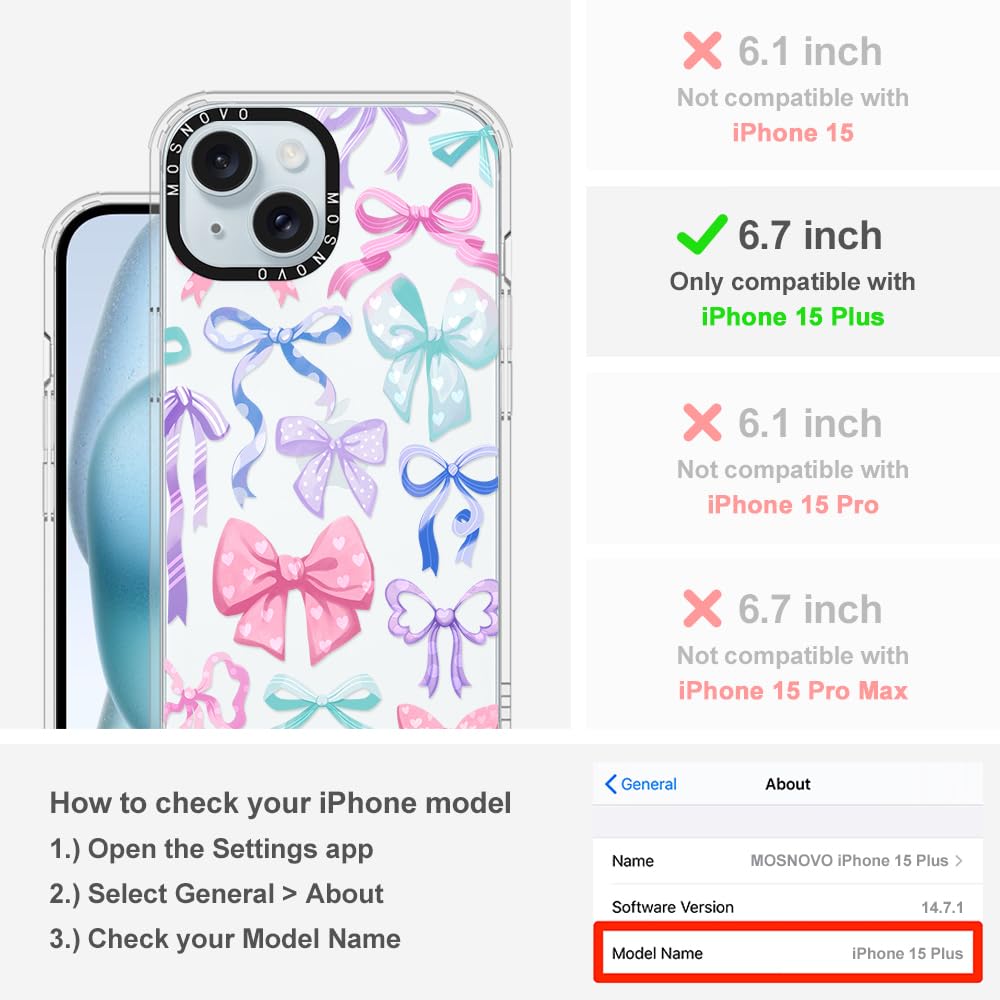 Foto 3 pulgar | Funda De Teléfono Mosnovo Para Iphone 15 Plus/iphone 14 Plus Transparente - Venta Internacional.