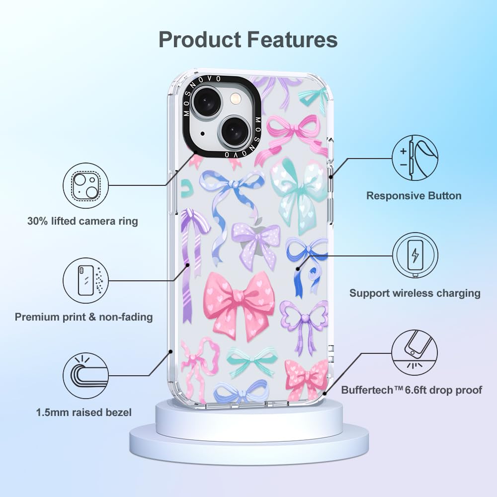 Foto 7 pulgar | Funda De Teléfono Mosnovo Para Iphone 15 Plus/iphone 14 Plus Transparente - Venta Internacional.