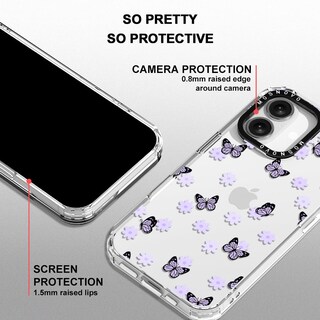 Foto 4 | Funda Para Teléfono Mosnovo Buffertech Para Iphone 16, 6.6 Pies De Caída, Color Lila - Venta Internacional.