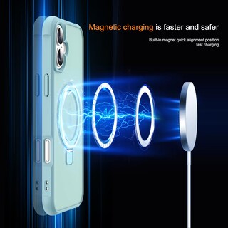 Foto 3 | Funda De Teléfono Sky-lmw Compatible Con Iphone 16 Plus, Color Azul - Venta Internacional.