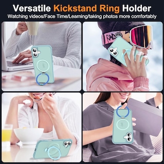 Foto 5 | Funda De Teléfono Sky-lmw Compatible Con Iphone 16 Plus, Color Azul - Venta Internacional.