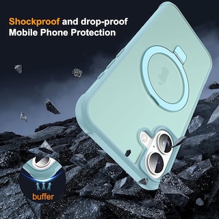 Foto 7 | Funda De Teléfono Sky-lmw Compatible Con Iphone 16 Plus, Color Azul - Venta Internacional.