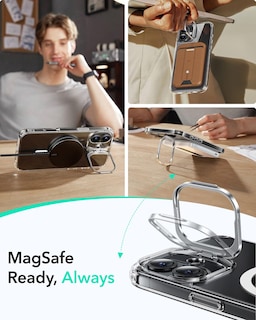 Foto 5 | Funda De Teléfono Esr Para Iphone 16 Con Magsafe De Grado Militar Transparente - Venta Internacional.