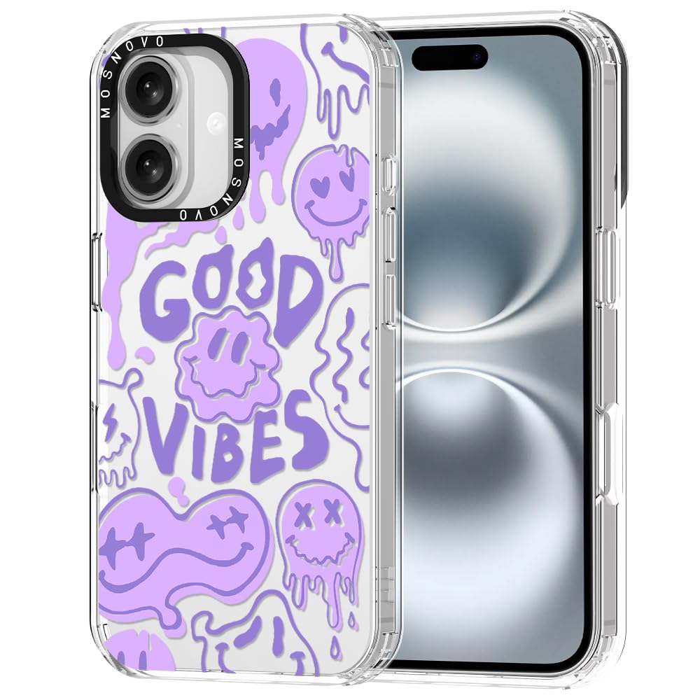 Funda De Teléfono Mosnovo Para Iphone 16 Plus Good Vibes - Venta Internacional.