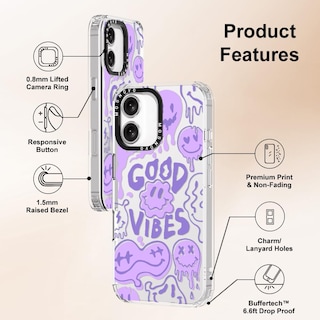 Foto 6 | Funda De Teléfono Mosnovo Para Iphone 16 Plus Good Vibes - Venta Internacional.