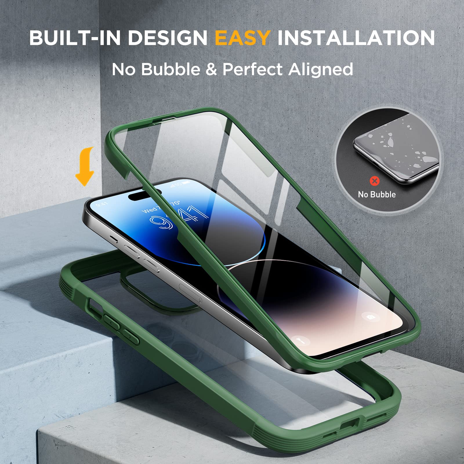 Foto 5 pulgar | Funda De Teléfono Miracase Glass Series Para Iphone 14 Pro Max De 6.7 Pulgadas - Venta Internacional.