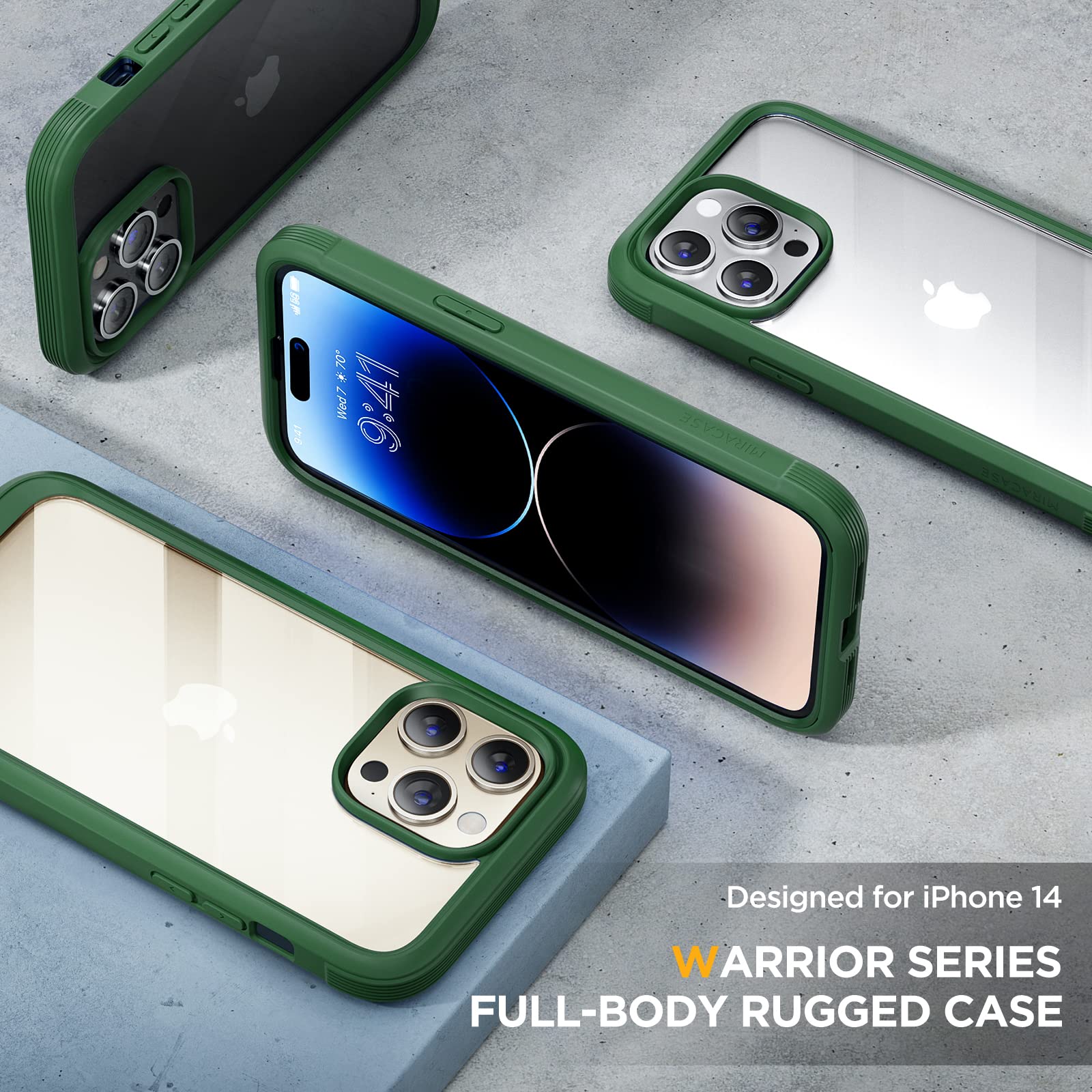 Foto 8 pulgar | Funda De Teléfono Miracase Glass Series Para Iphone 14 Pro Max De 6.7 Pulgadas - Venta Internacional.