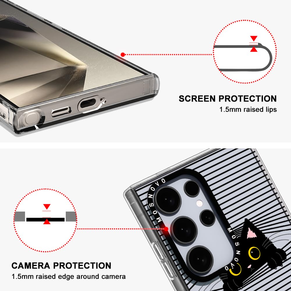 Foto 5 pulgar | Funda De Teléfono Mosnovo Para Samsung Galaxy S24 Ultra Clear Tpu - Venta Internacional.
