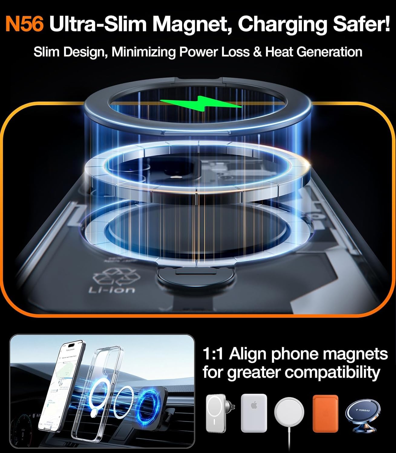 Foto 5 pulgar | Funda De Teléfono Torras Ostand Spin Para Iphone 14 Pro Clear - Venta Internacional.