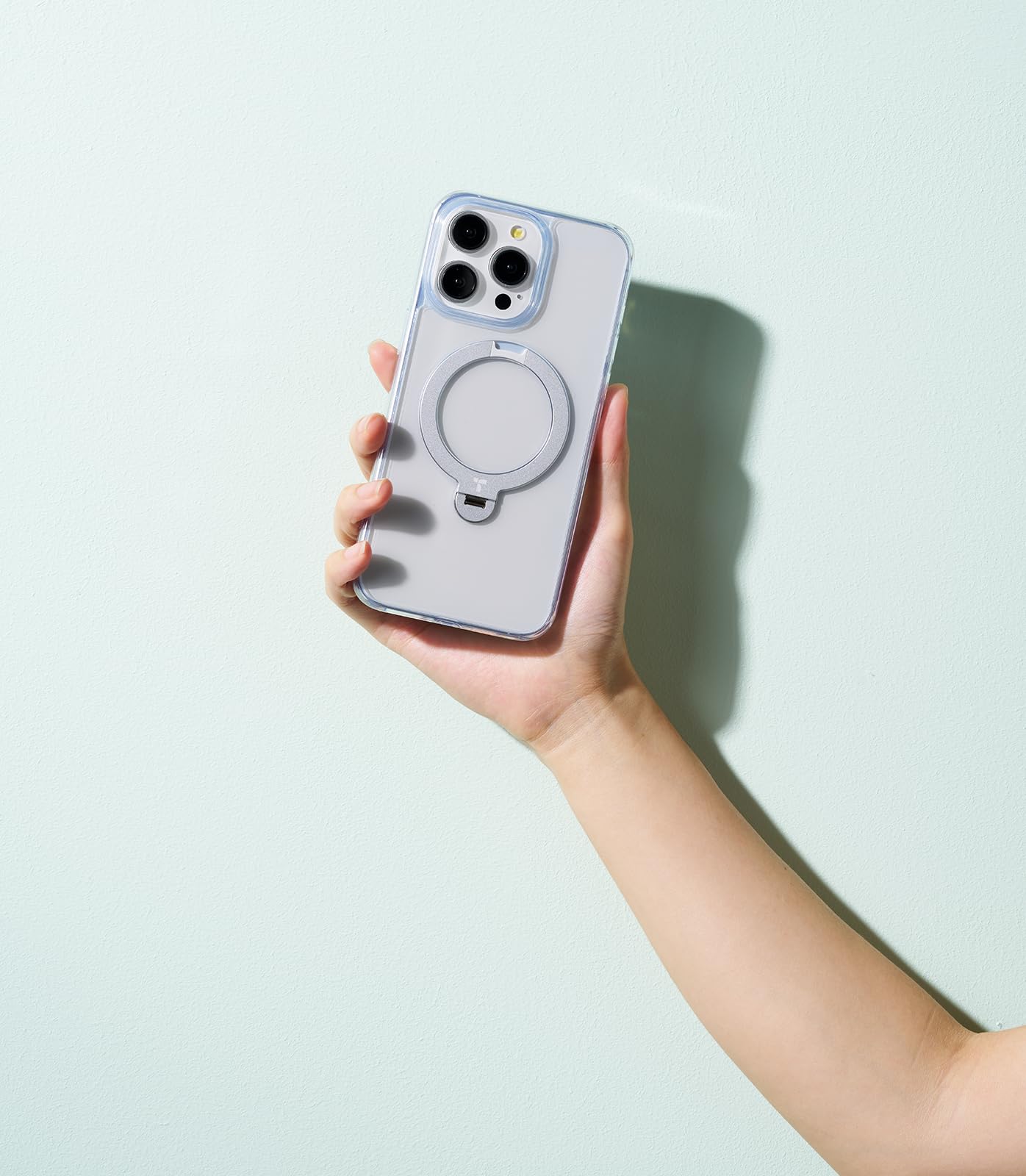 Foto 8 pulgar | Funda De Teléfono Torras Ostand Spin Para Iphone 14 Pro Clear - Venta Internacional.