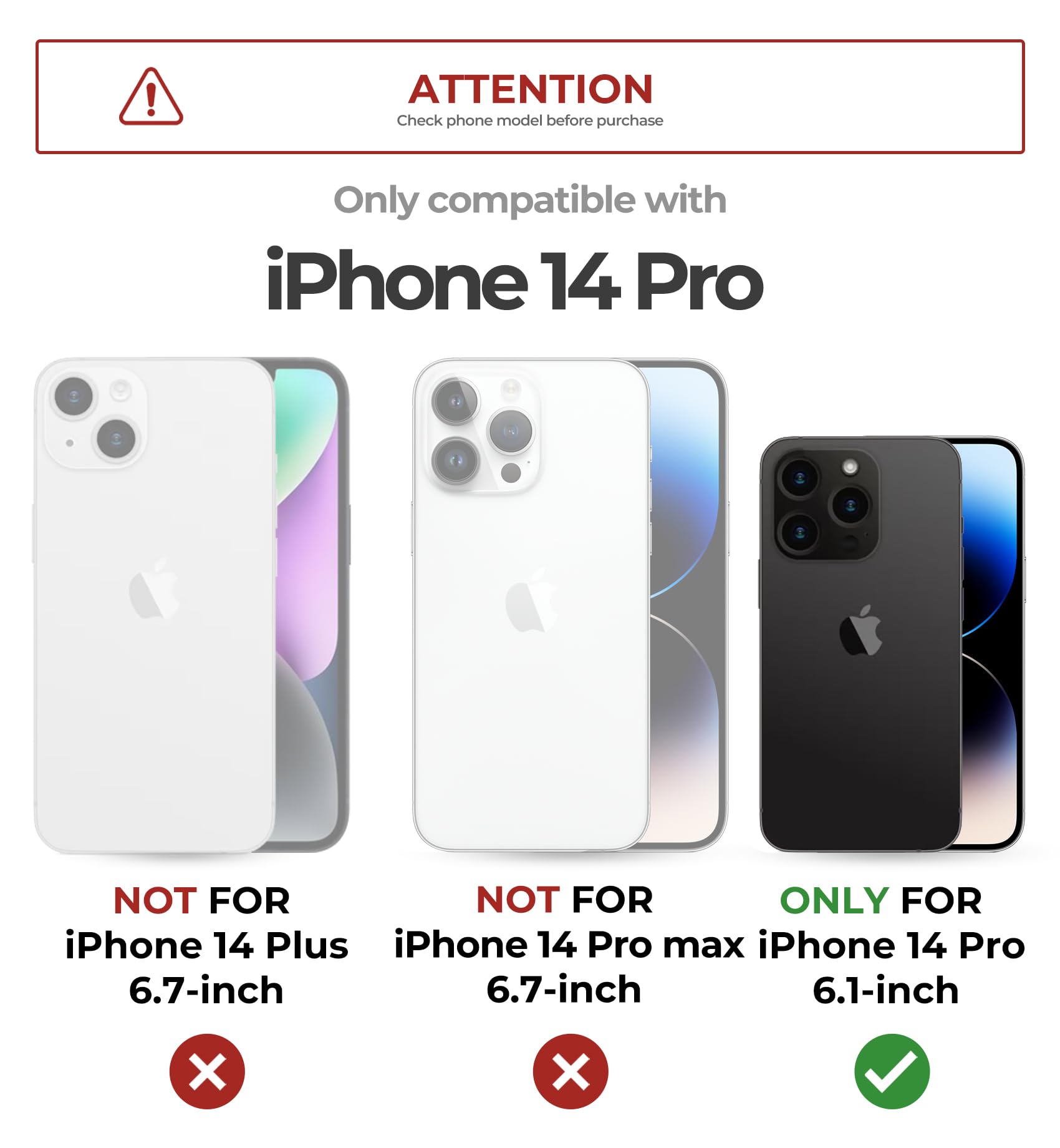 Foto 2 | Funda Dexnor Para Iphone 14 Pro Con Cámara Deslizante, Color Morado - Venta Internacional.