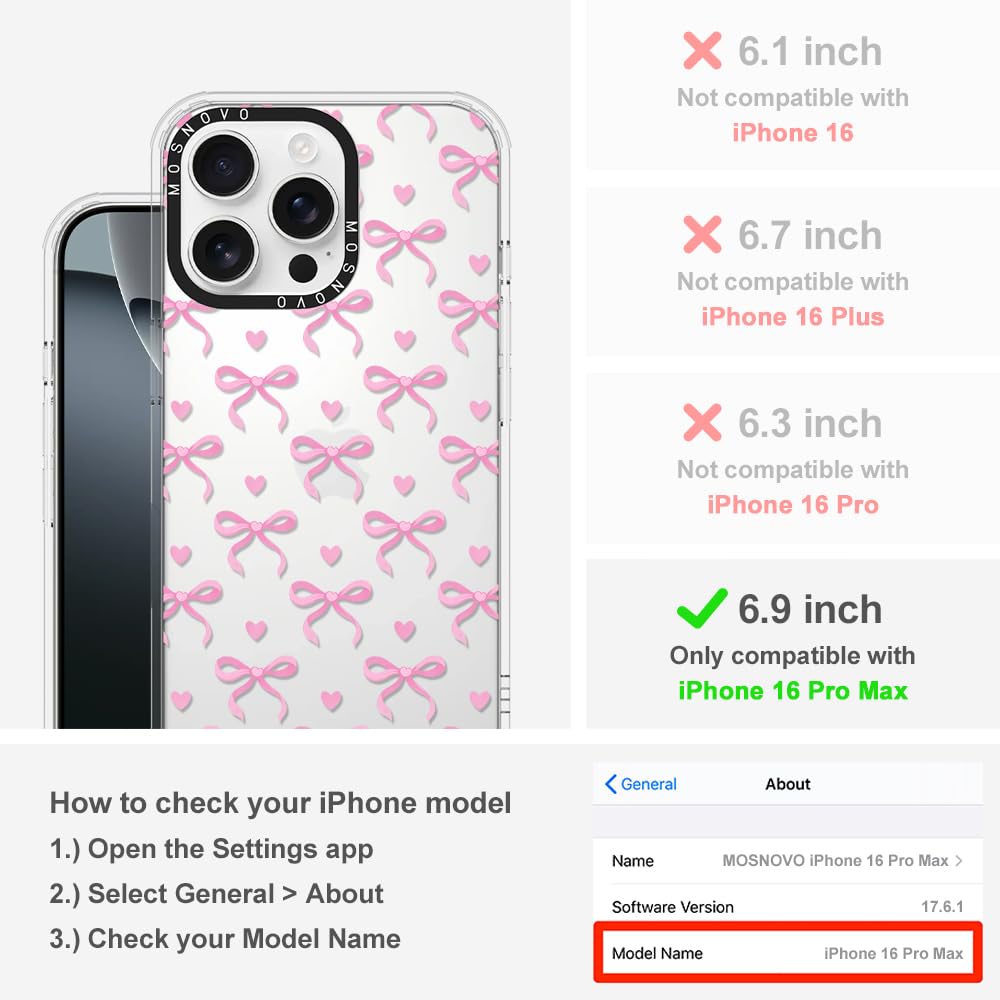 Foto 3 pulgar | Funda De Teléfono Mosnovo Para Iphone 16 Pro Max Buffertech 2m Drop - Venta Internacional.