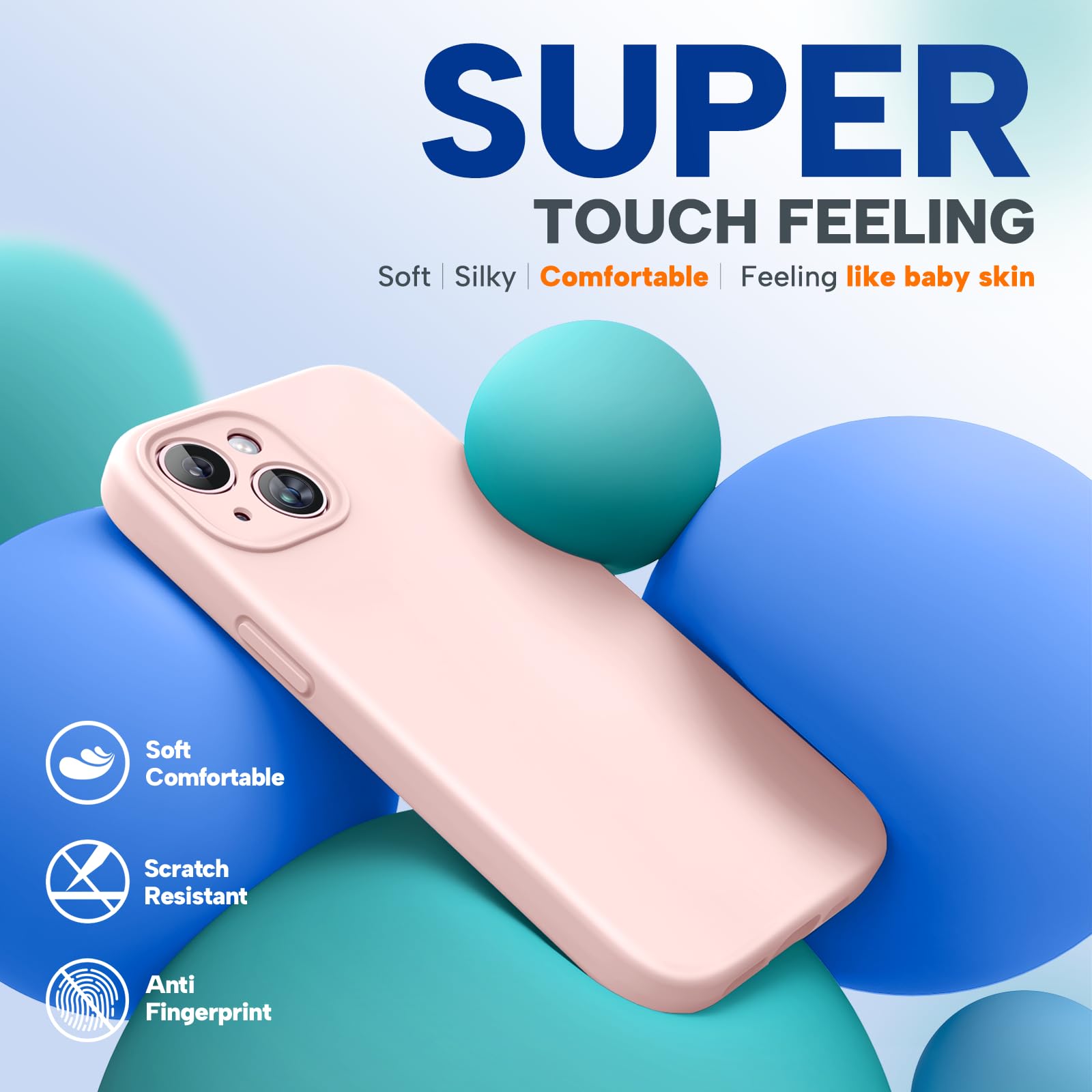 Foto 2 | Funda Para Teléfono Miracase Compatible Con Iphone 15 De Silicona Líquida - Venta Internacional.