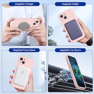 Foto 5 | Funda Para Teléfono Miracase Compatible Con Iphone 15 De Silicona Líquida - Venta Internacional.
