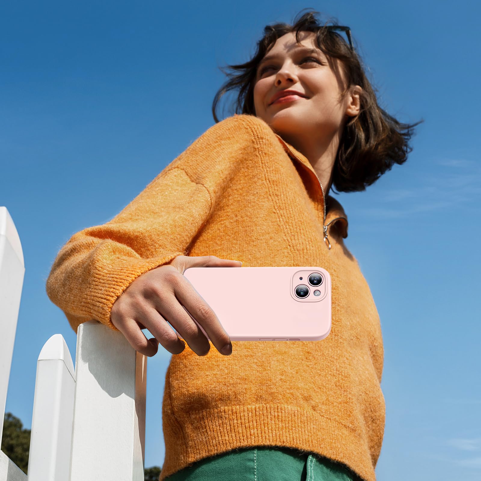 Foto 6 | Funda Para Teléfono Miracase Compatible Con Iphone 15 De Silicona Líquida - Venta Internacional.