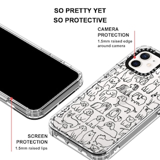 Foto 4 | Funda De Teléfono Mosnovo Para Iphone 12 Y Iphone 12 Pro Doodle Dog - Venta Internacional.