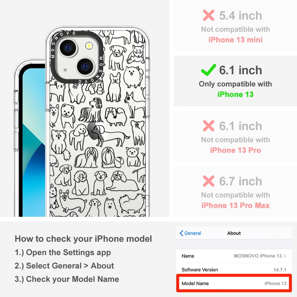 Foto 2 | Funda De Teléfono Mosnovo Para Iphone 13 Buffertech 2m Drop Clear - Venta Internacional.