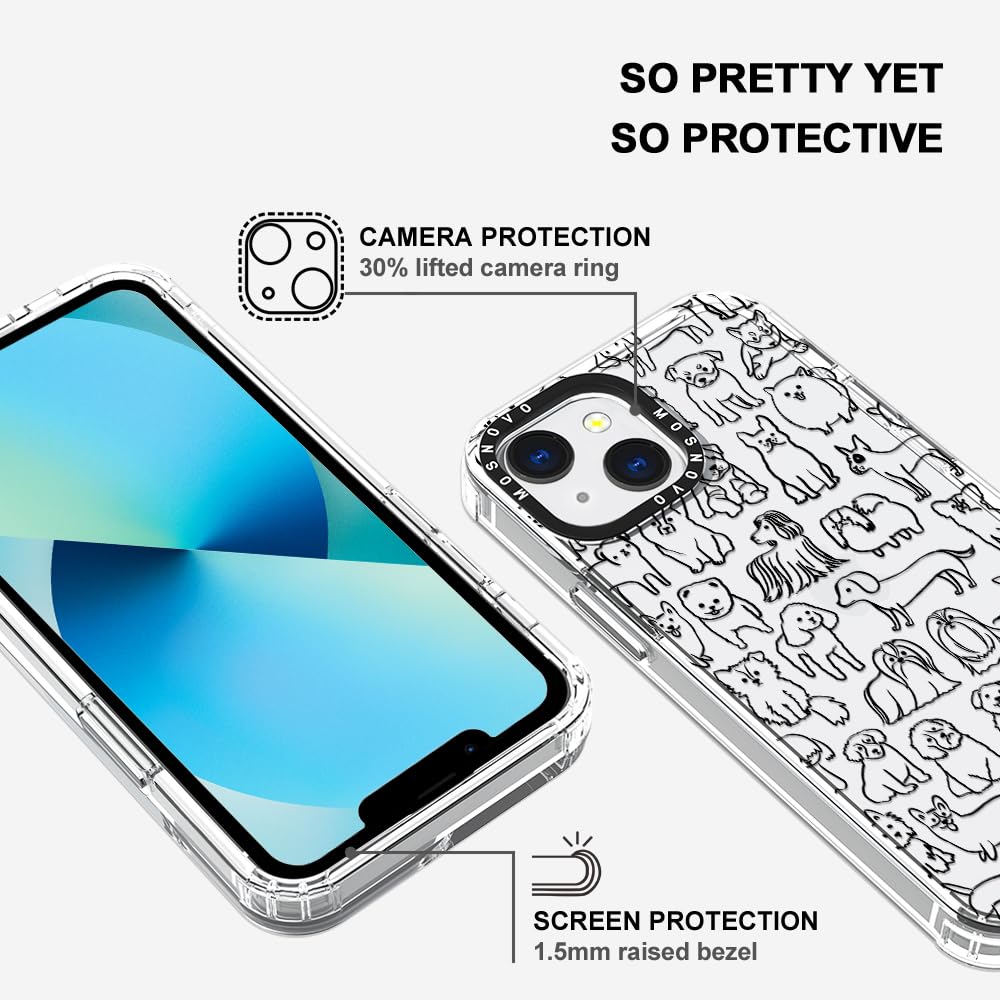 Foto 5 pulgar | Funda De Teléfono Mosnovo Para Iphone 13 Buffertech 2m Drop Clear - Venta Internacional.