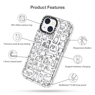 Foto 6 | Funda De Teléfono Mosnovo Para Iphone 13 Buffertech 2m Drop Clear - Venta Internacional.
