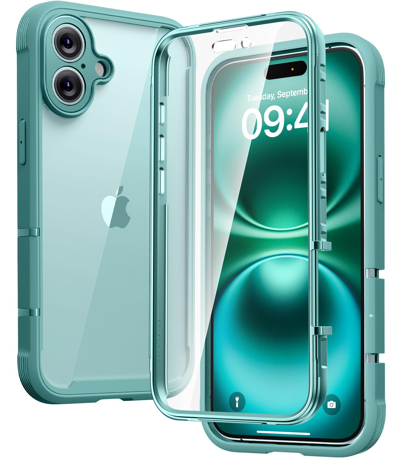Foto 2 pulgar | Funda Para Teléfono Diaclara Diseñada Para Iphone 16 Plus De 6.7 Pulgadas, Color Verde - Venta Internacional.