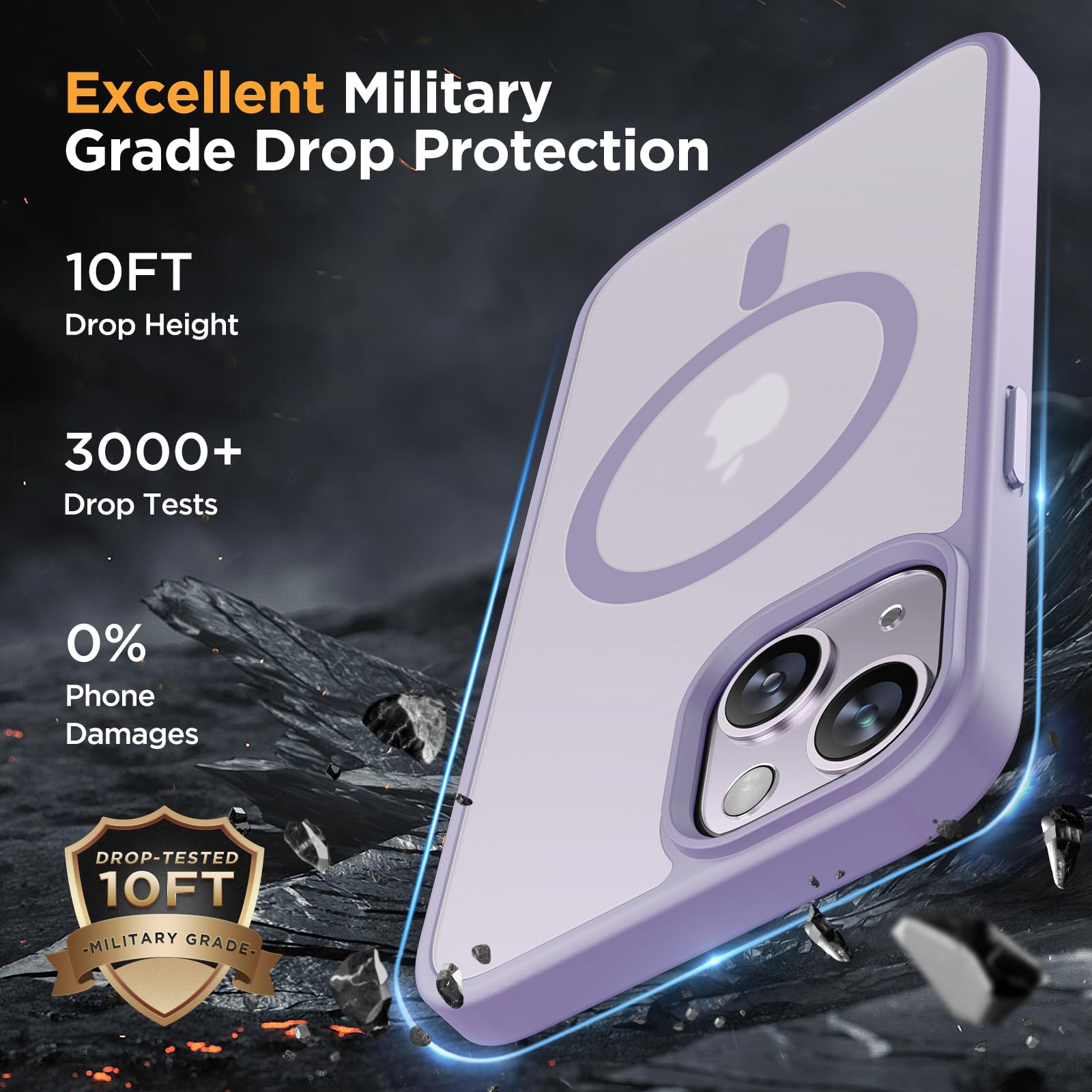 Foto 6 pulgar | Funda De Teléfono Miracase Magnetic Series Para Iphone 14 Plus - Venta Internacional.