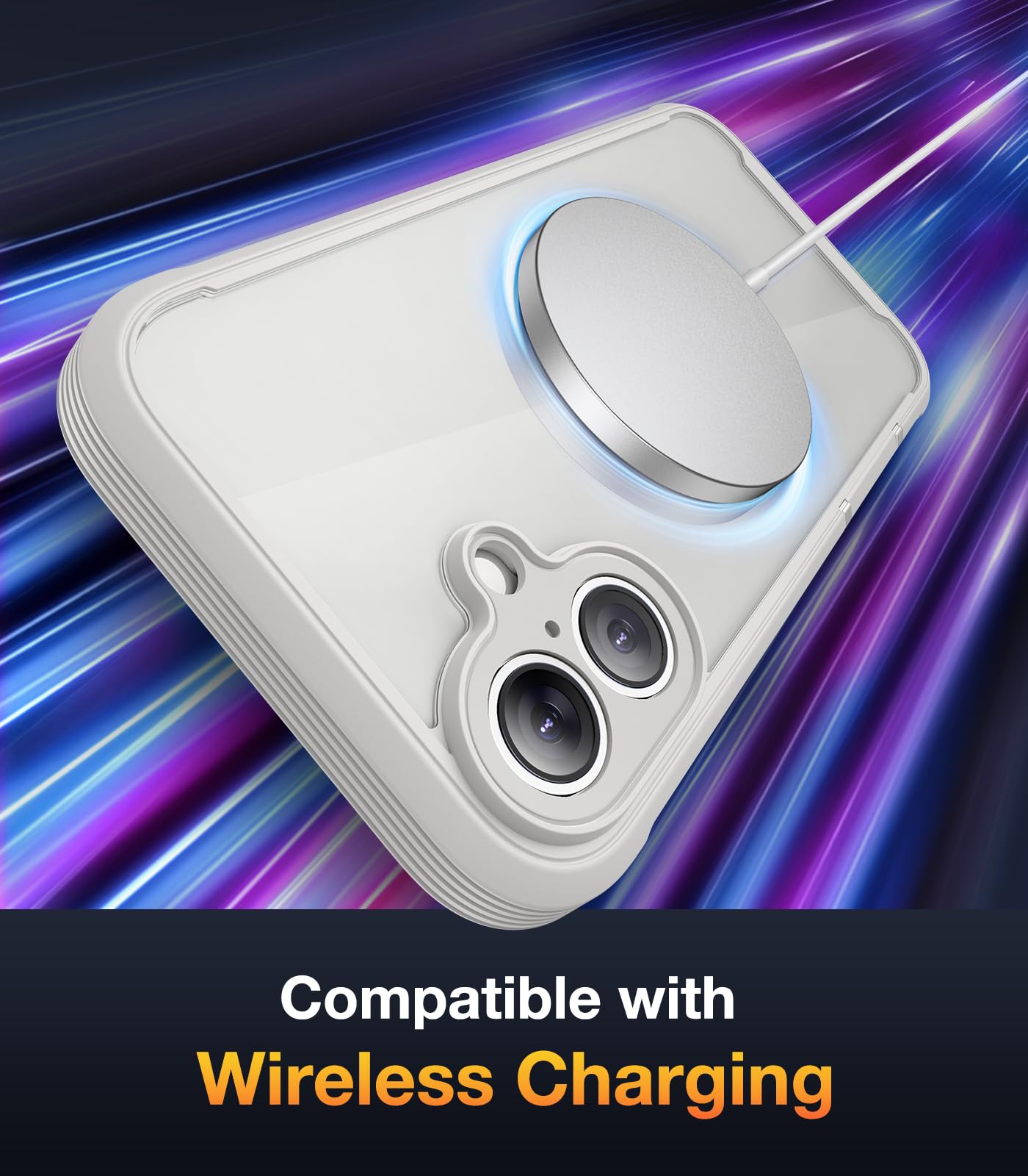 Foto 4 | Funda Para Teléfono Diaclara Diseñada Para Iphone 16 6.1 (blanca) - Venta Internacional.