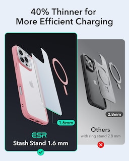 Foto 7 | Funda De Teléfono Esr Para Iphone 16 Pro Max Con Magsafe Frosted Pink - Venta Internacional.