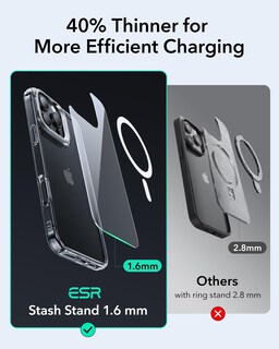 Foto 6 | Funda De Teléfono Esr Para Iphone 16 Pro Max Con Funda Magsafe Clear - Venta Internacional.