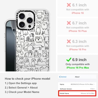 Foto 2 | Funda De Teléfono Mosnovo Para Iphone 16 Pro Max Buffertech Clear - Venta Internacional.