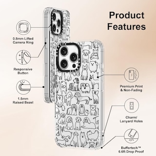 Foto 6 | Funda De Teléfono Mosnovo Para Iphone 16 Pro Max Buffertech Clear - Venta Internacional.