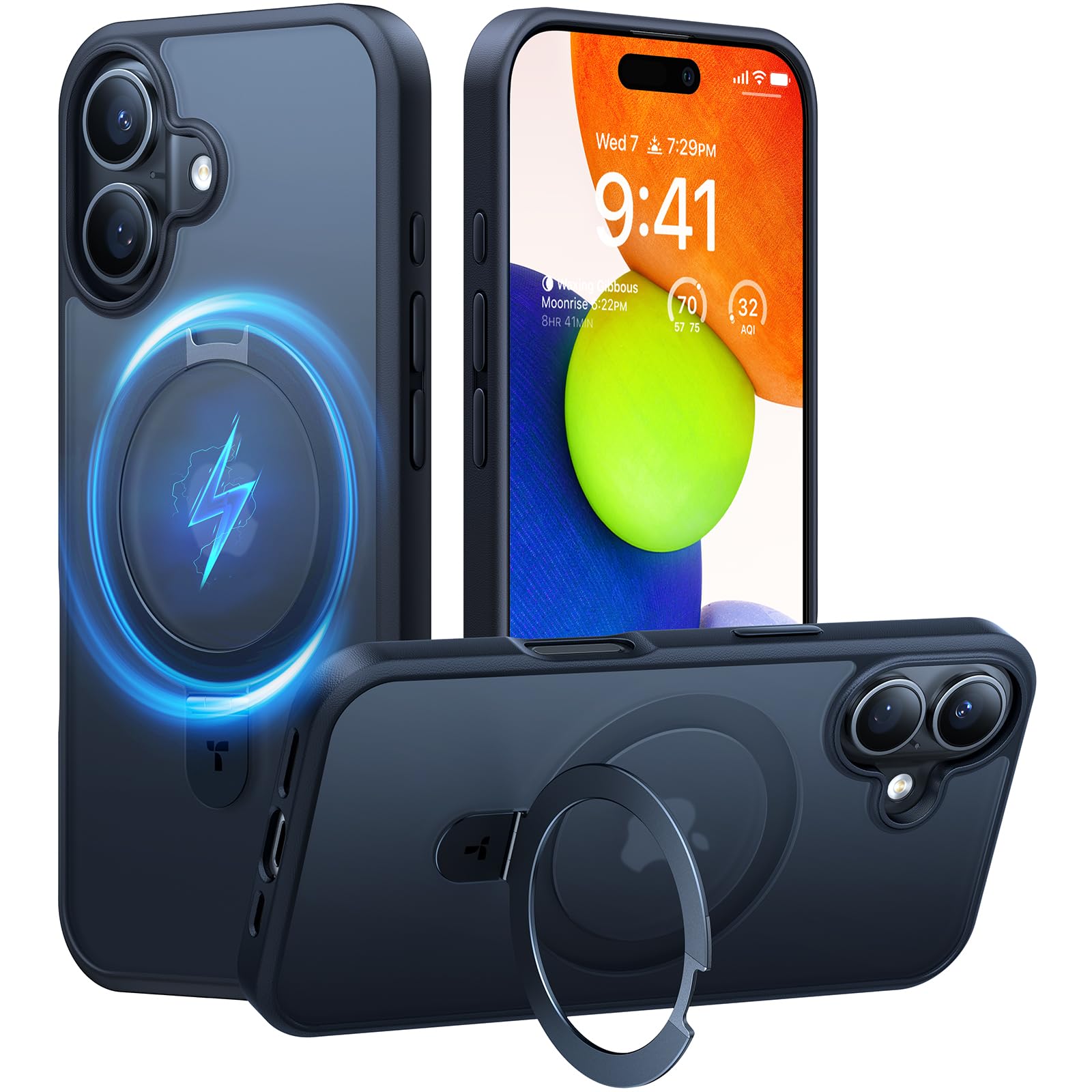 Foto 2 pulgar | Funda De Teléfono Torras Ultra Magnetic Ostand Para Iphone 16 Plus - Venta Internacional.