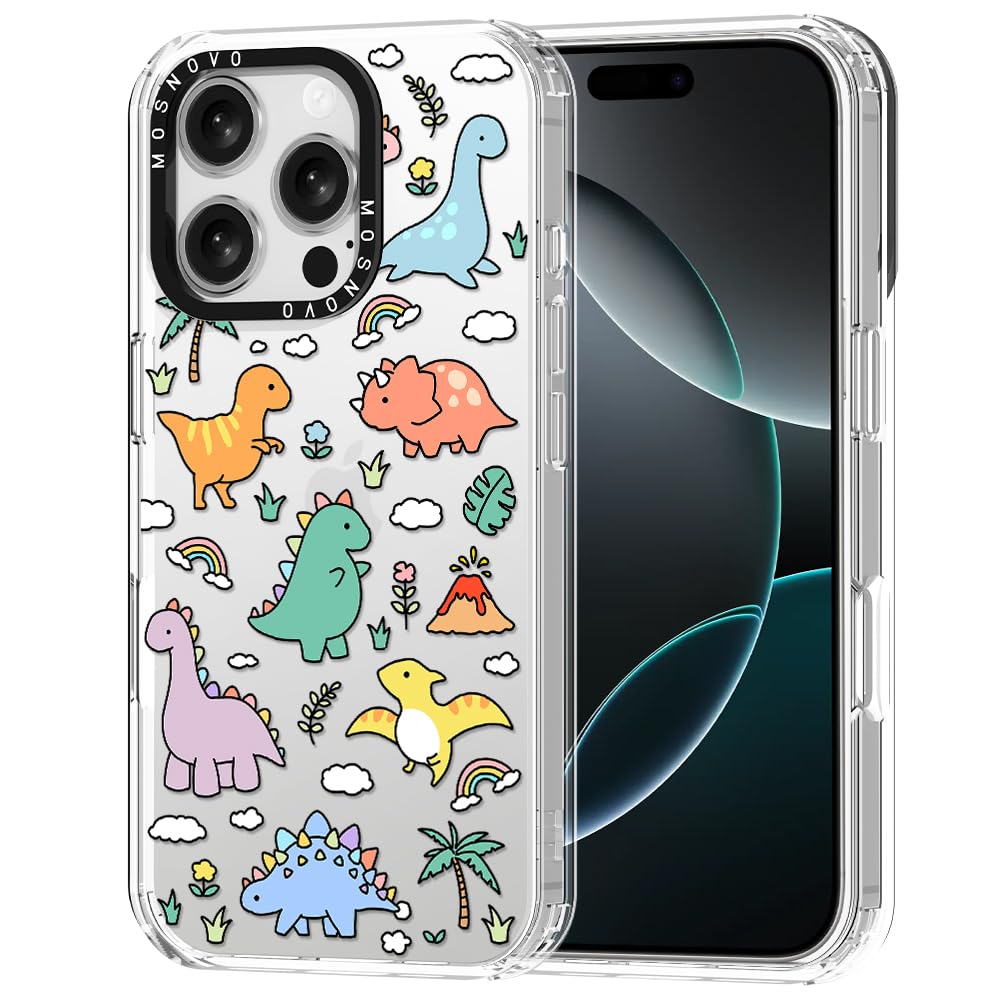 Foto 1 | Funda De Teléfono Mosnovo Para Iphone 16 Pro Dinosaur Land Design - Venta Internacional.