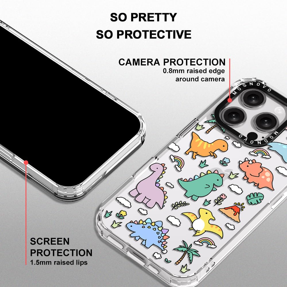 Foto 4 | Funda De Teléfono Mosnovo Para Iphone 16 Pro Dinosaur Land Design - Venta Internacional.