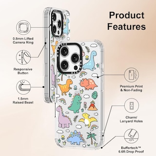 Foto 6 | Funda De Teléfono Mosnovo Para Iphone 16 Pro Dinosaur Land Design - Venta Internacional.