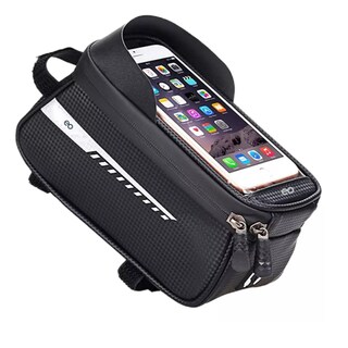 Foto 1 | Bolsa De Bicicleta Impermeable Para Porta Celular Bicicleta Eo Safe Imports Esi-15704-1 Negro
