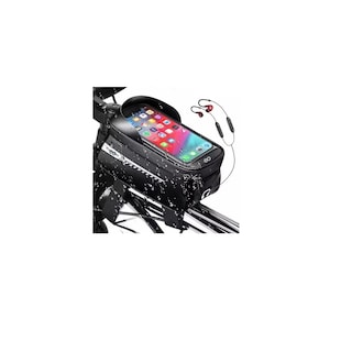 Foto 2 | Bolsa De Bicicleta Impermeable Para Porta Celular Bicicleta Eo Safe Imports Esi-15704-1 Negro