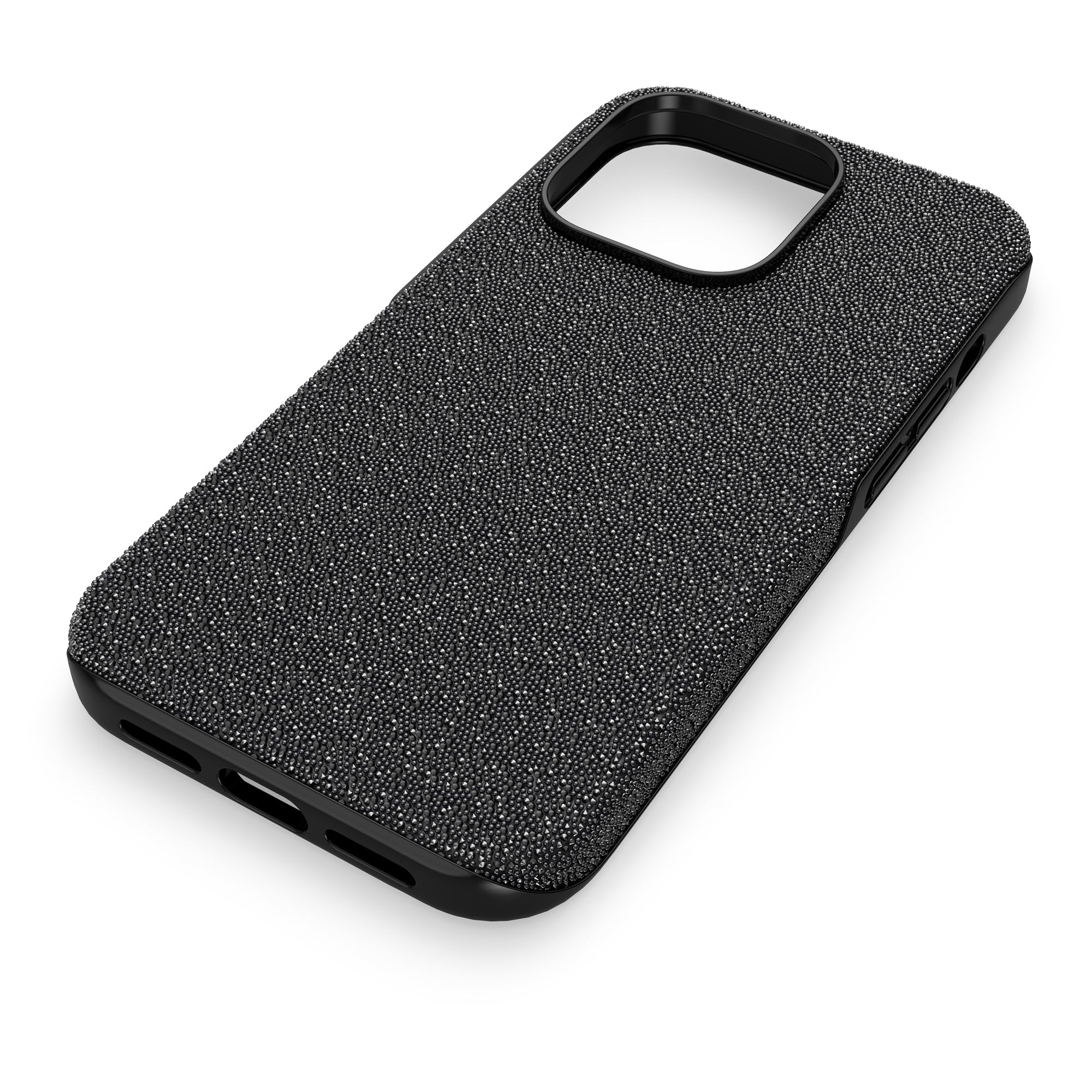 Foto 3 pulgar | Funda De Teléfono Swarovski High Para Iphone 14 Pro Con Protector Negro - Venta Internacional.
