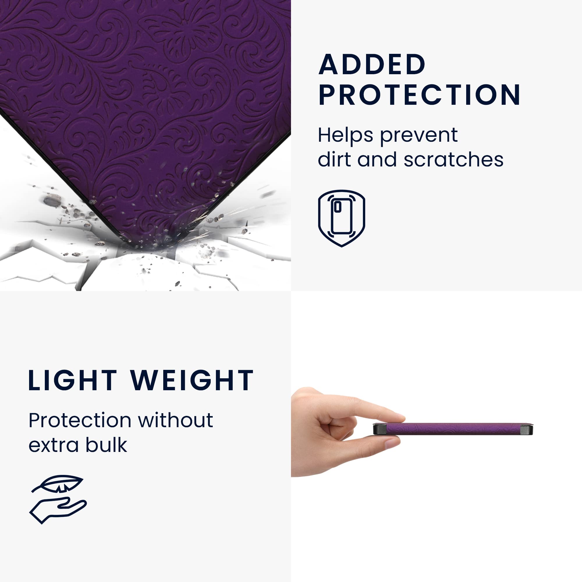 Foto 4 | Funda Kwmobile Compatible Con El Lector Electrónico Kobo Libra 2 - Venta Internacional.