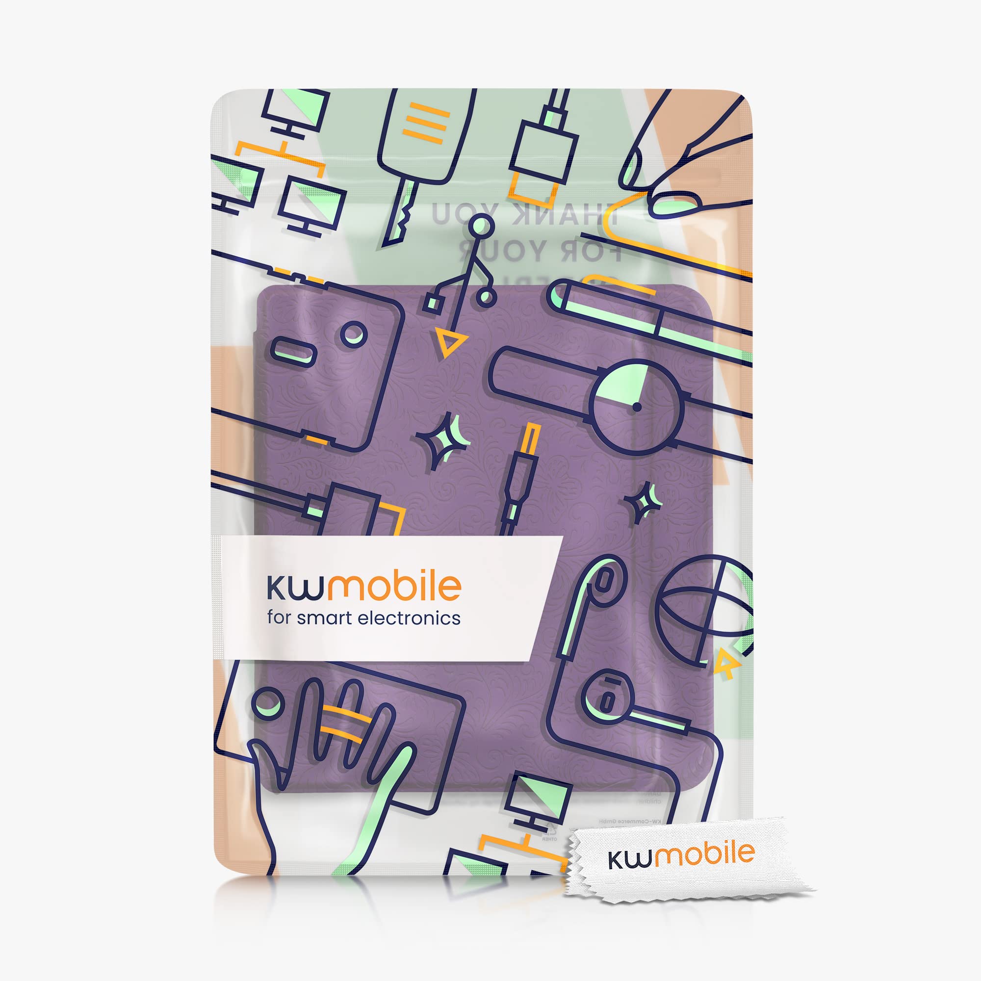 Foto 7 | Funda Kwmobile Compatible Con El Lector Electrónico Kobo Libra 2 - Venta Internacional.