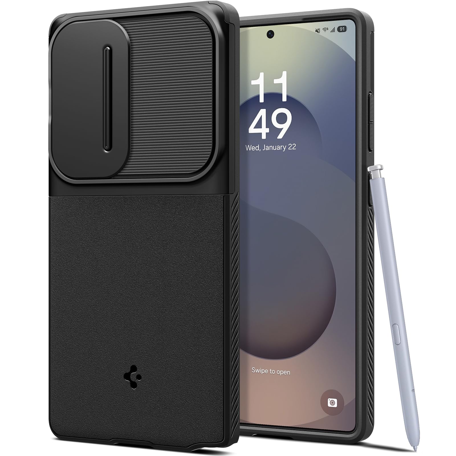 Foto 2 pulgar | Funda Spigen Optik Armor Para Samsung Galaxy S25 Ultra - Venta Internacional.