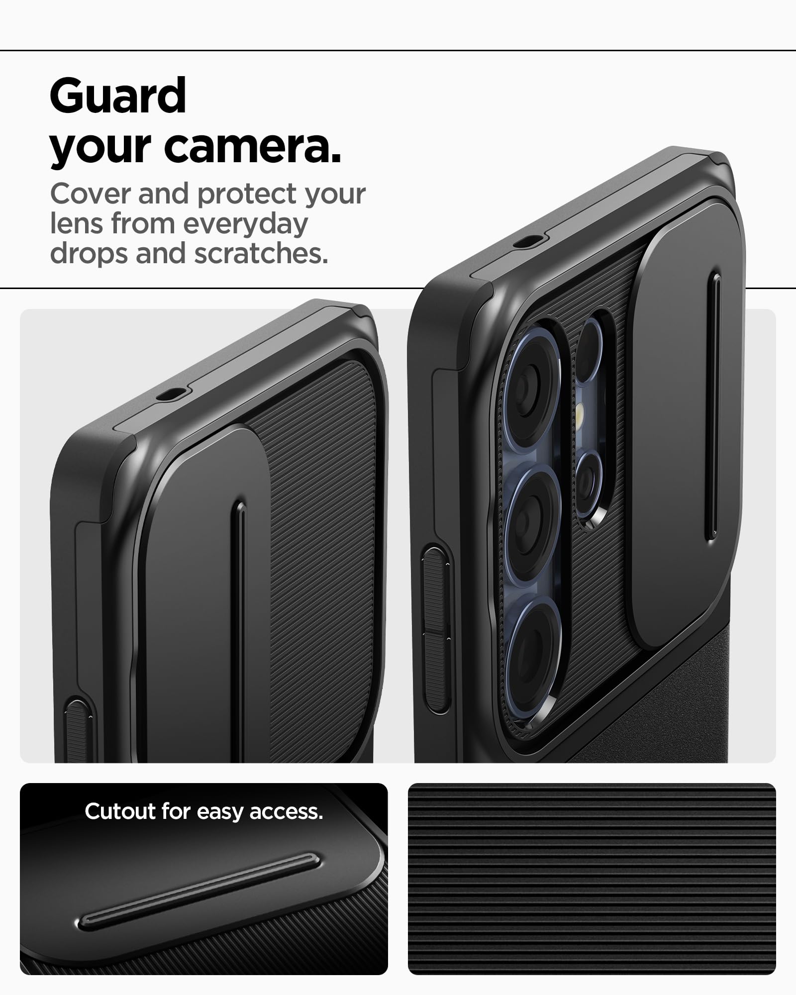 Foto 5 pulgar | Funda Spigen Optik Armor Para Samsung Galaxy S25 Ultra - Venta Internacional.
