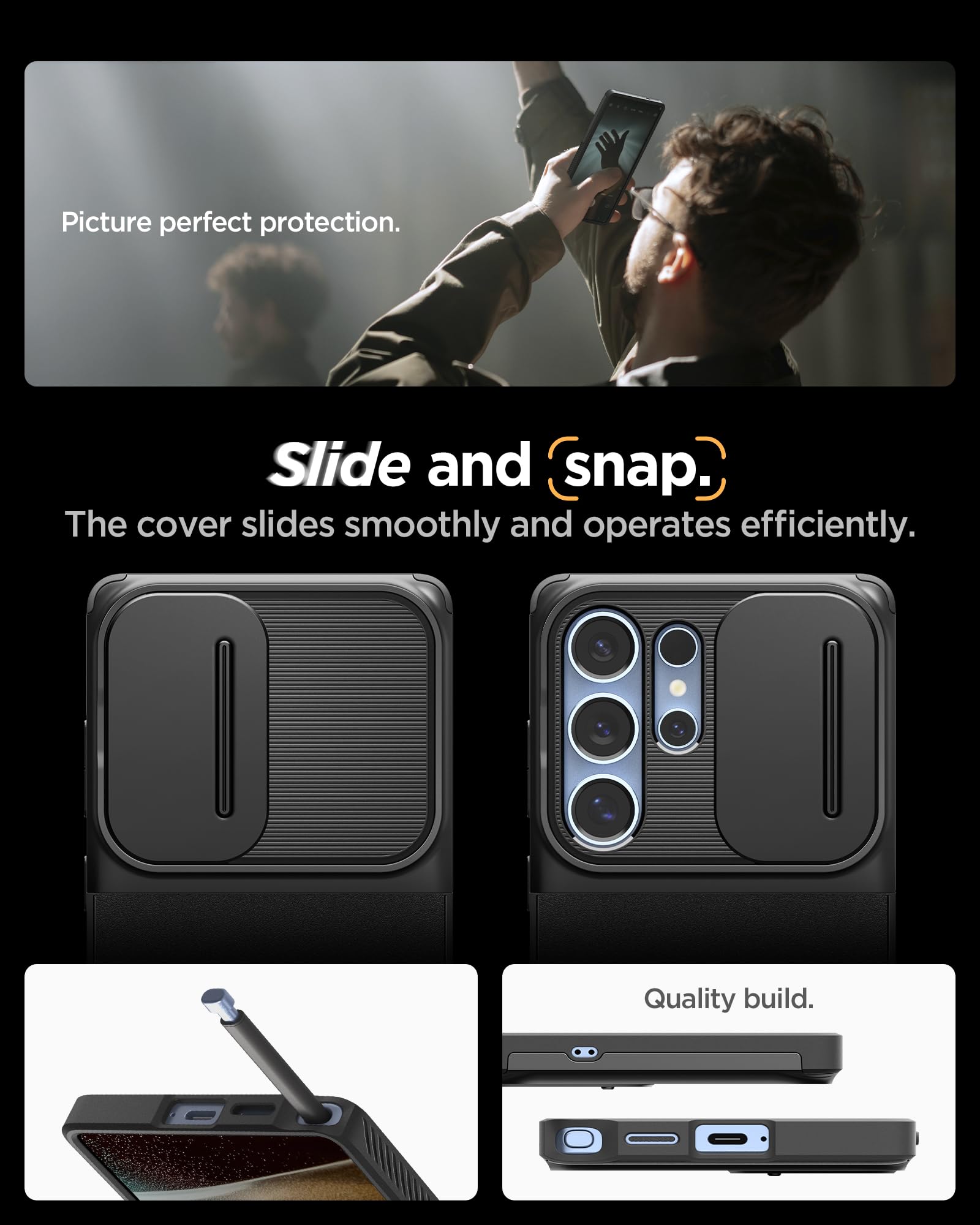 Foto 8 pulgar | Funda Spigen Optik Armor Para Samsung Galaxy S25 Ultra - Venta Internacional.