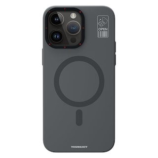 Foto 1 | Funda Youngkit Quickstand Magsafe Iphone 15 Pro Max Gris