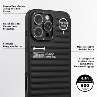 Foto 5 | Funda Magnética Youngkit True Color Iphone Negra