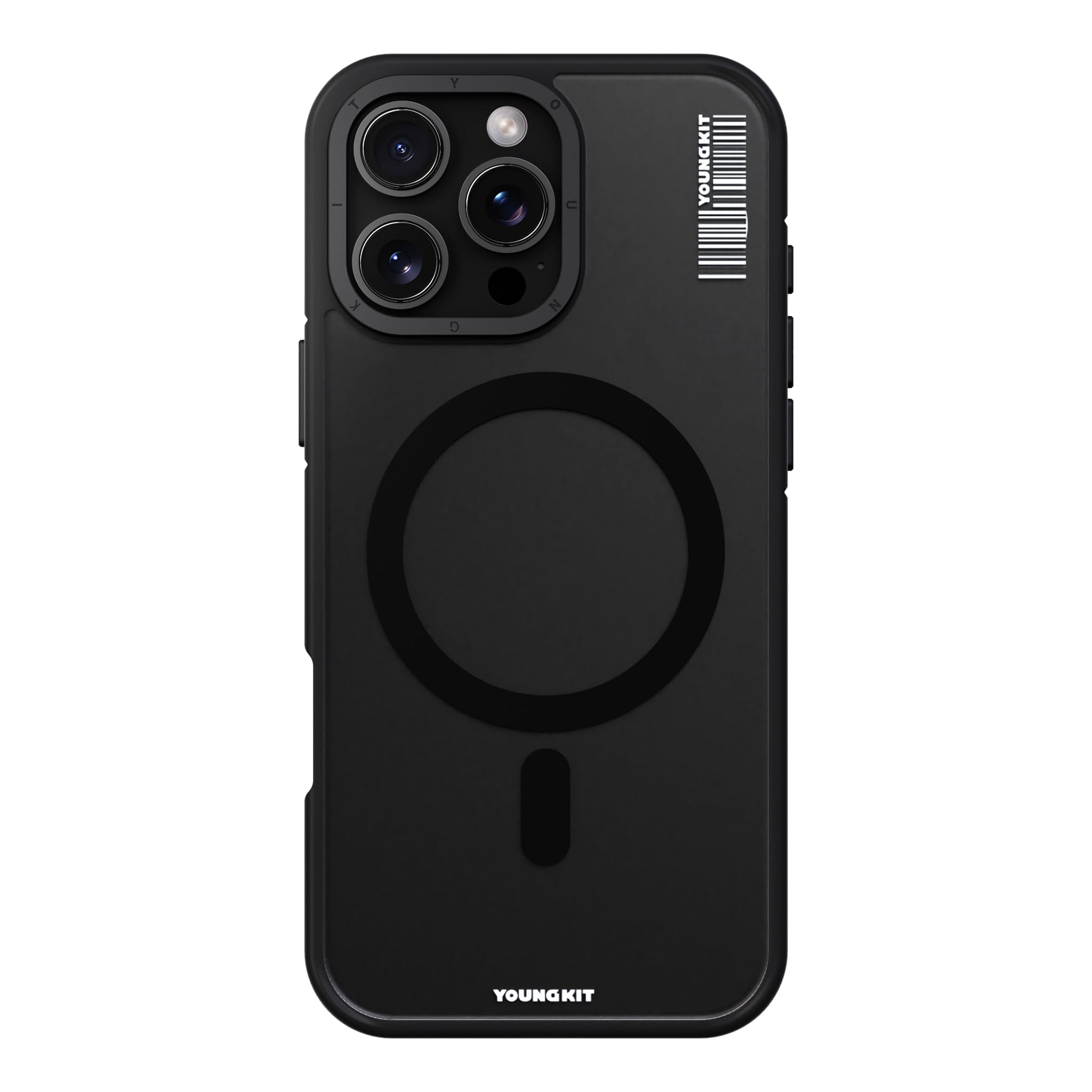 Funda Youngkit Kevlar Rocky Sand Para Iphone 16 Pro Max Negra