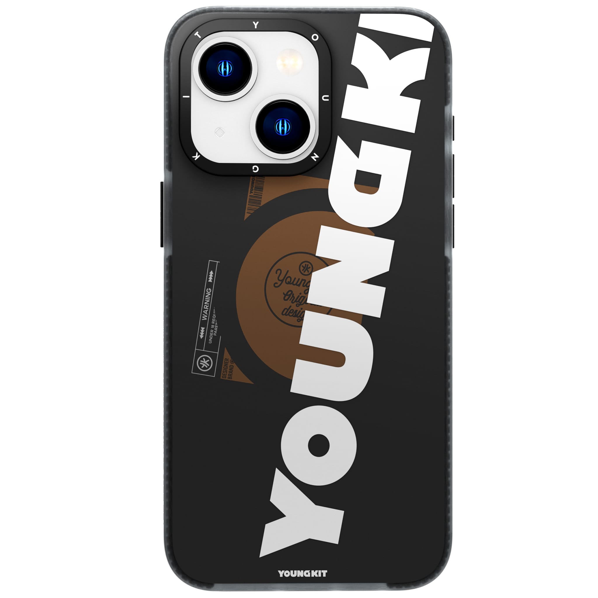 Funda Youngkit Logo Design Mgsfe Iphone 15 Pro Mx Negra