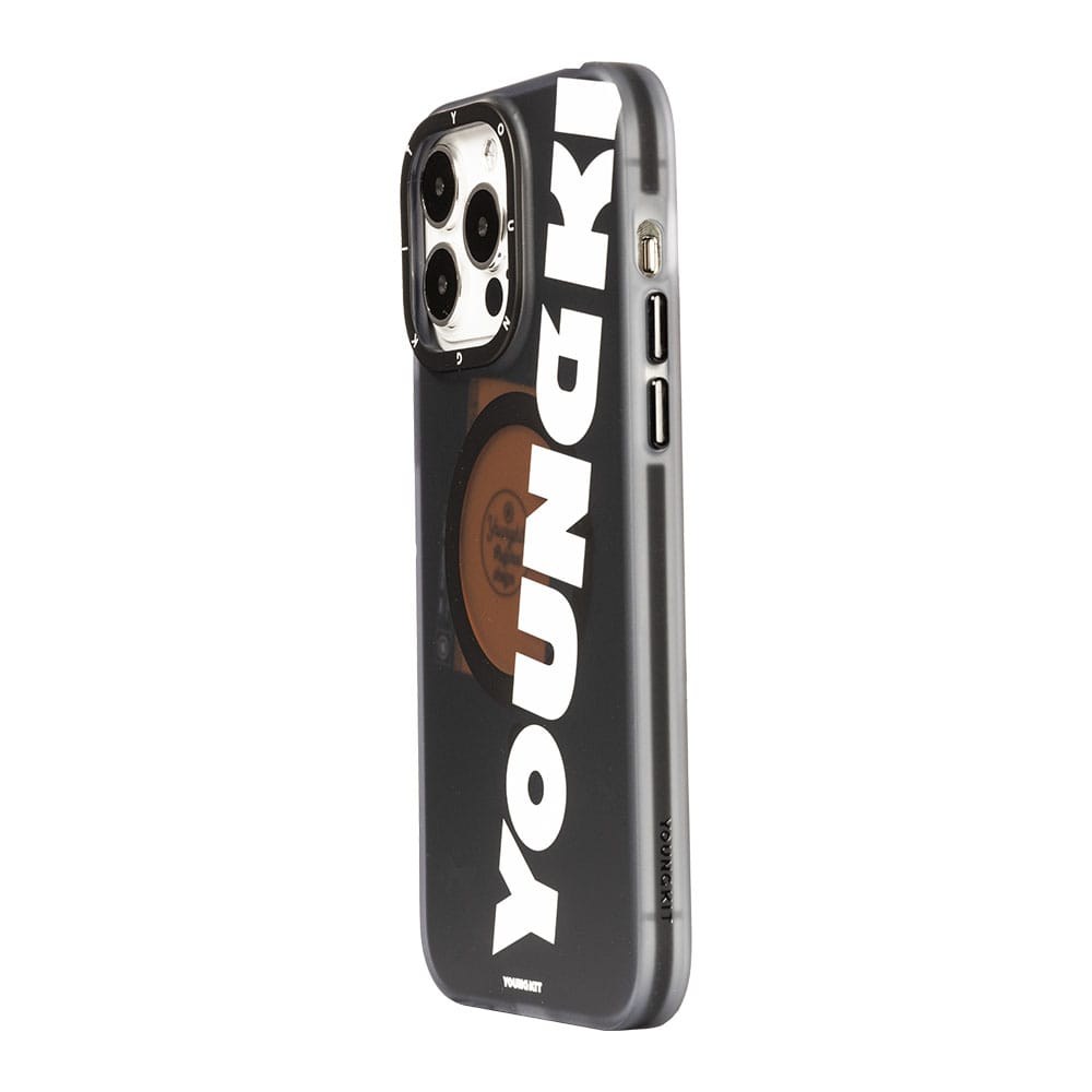 Foto 6 pulgar | Funda Youngkit Logo Design Mgsfe Iphone 15 Pro Mx Negra