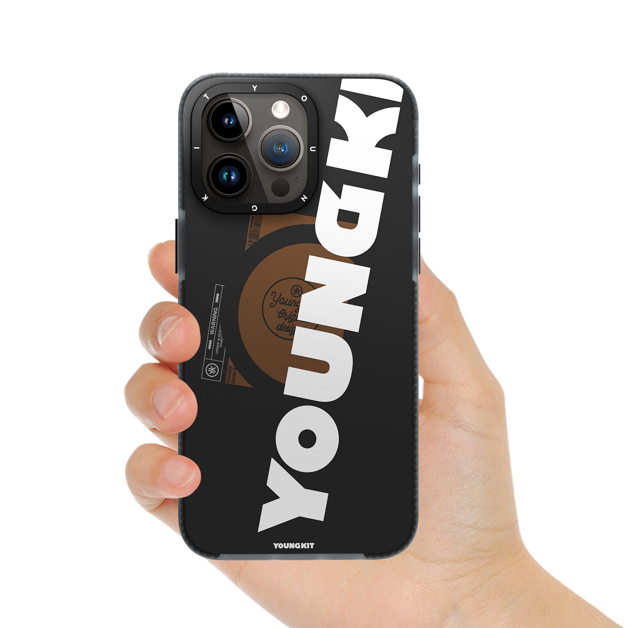 Foto 6 | Funda Youngkit Logo Design Mgsfe Iphone 15 Pro Mx Negra
